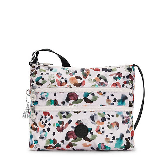 Bolsos Cruzados Kipling Alvar Printed Blancos Multicolor | MX 1071LI